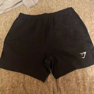 Men Black Gymshark Shorts